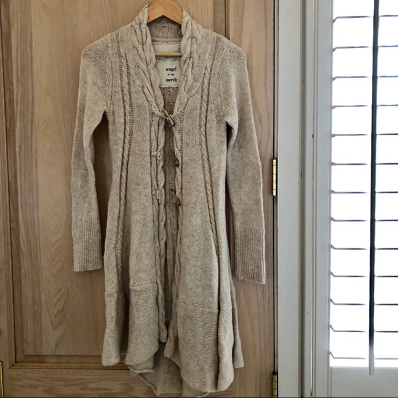 Anthropologie: Like New! Toggle button sweatercoat - Picture 4 of 8